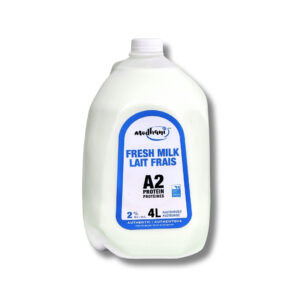 Modhani A2 Milk 2% Pasteurized 4L jug Canadian dairy