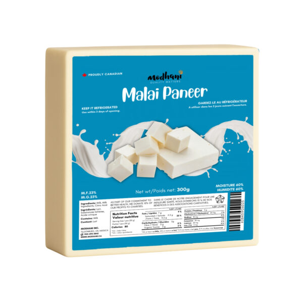 Modhani Malai Paneer 300 g Canadian dairy