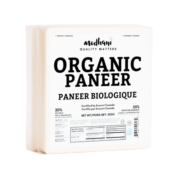 Modhani Organic Paneer 300gms Canadian dairy